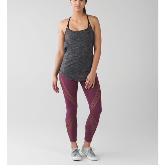 Lululemon High Times Metta Red Grape 7/8 high rise leggings 4 - Picture 1 of 6